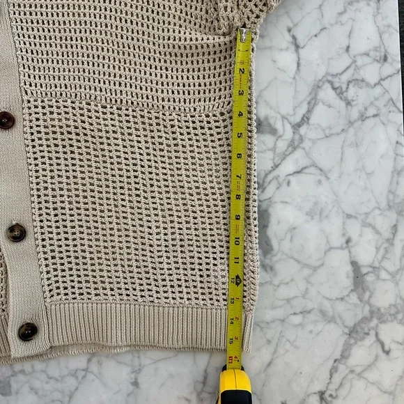 Frame Tonal Crochet Sweater size Medium